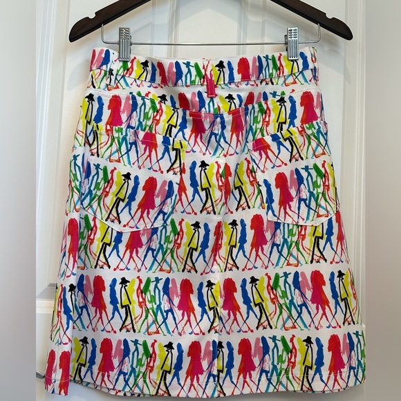 SOLD! Weekend MaxMara “Flutterflies” Collection Mini Cotton Skirt.Size: IT42 US6 - Picture 5 of 16